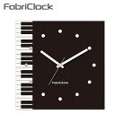 ファブリックロック（ファブリック時計） FabriClock ピアノ 鍵盤柄 音楽柄（掛け時計）