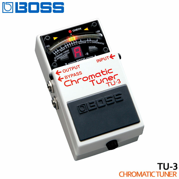 BOSS ボス コンパクトエフェクター TU-3 クロマチックチューナー Compact Effector CHROMATIC TUNER