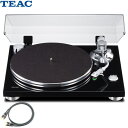 【8/1限定】最大1000円OFFクーポン★TEAC TN-3B-SE/BK ブラック レコードプレイヤー + MOGAMI ラインケーブルセット
