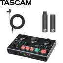 【5/1限定】クーポン最大1000円OFF★TASCAM US-42B / ゼンハイザー ワイヤレスピンマイクセット 配信・WEB会議・ウェビナーに