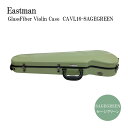 人気のバイオリンケース イーストマン（Eastman）のグラスファイバー ケース スタンダードシリーズ グラスファイバーケースの代表的なブランド”Eastman（イーストマン）”のスタンダードシリーズ・バイオリンケースです。 バイオリンだけでなく、管楽器やギターなどのケースでも知られるイーストマンのケースですが、数年前ドラマに使用されてから一気に人気が出てきて、数年間その人気は衰えることなく常に品薄な状況が続いております。 【ご注意下さい】 ※本商品は、中国生産品です。表面の仕上げ（バフがけなど）が多少荒いところがございますので、ケースの色によっては小さな擦り傷などが目立つ場合がございます。その点、予めご了承下さい。 当店では出荷前に全検品を行っており、通常商品（当店基準で良品とみなした商品）を発送させて頂いております。 細かな仕上げ部分を気にされる方は、明るい色をお選び頂いた方が傷が目立ちません。 ロゴマークの位置や蓋が開かないようにロックするための金具の色や形などが余儀なく変更されることがございます。（鍵は付いておりません） ■仕様 色 セージグリーン 寸法（外の最大幅） 約81cm×約24.5cm×約13.5cm（横×奥行き×高さ） 寸法（内側） 約63cm（バイオリンの縦サイズ） 弓収納部 約74cm　※弓のサイズは様々です。ご注意下さい。 重量 約2.0Kg■詳細画像 ■ケース内部 ■ケースの詳細サイズ ■背負える2本のストラップ付 ■取っ手の仕様が変わりました ケースの先端部分に取っ手が付いたことで、 縦に置いたときにもケースが持ちやすくなりました。 ■使用例 人気のバイオリンケース イーストマン（Eastman）のグラスファイバー ケース スタンダードシリーズ グラスファイバーケースの代表的なブランド”Eastman（イーストマン）”のスタンダードシリーズ・バイオリンケースです。 バイオリンだけでなく、管楽器やギターなどのケースでも知られるイーストマンのケースですが、数年前ドラマに使用されてから一気に人気が出てきて、数年間その人気は衰えることなく常に品薄な状況が続いております。 ■特徴 軽量で大変強度がある素材グラスファイバーで作られたケース。 マイナーチェンジを重ねたった約2．0Kg 弱という超軽量のハードケースを実現しております。 また、持ち運びに便利な太めのストラップ2本が付属しており、ケースのフックに掛けるとリュックの様に背負える構造です。 また、持ち手も太めで合皮が採用されていて滑りにくく作られております。 内部は広めで、ネック固定部の下に肩当てが収納可能なスペースがございます。（ケース内部の詳細画像参照） また、肩当てがケースの中で暴れないように、固定バンドが付いております。 小物入れも大きめサイズ。 湿度によって松脂を数種類用意されて居られる方も、複数個収納出来る大きさです。 見た目が格好良く、人気のケースですが、見た目だけでなく使い勝手の良いファイバーケースです。 是非ご検討下さい。 ■商品の品質に関しまして 本商品は普通の木製ハードケース等と比べ、大変軽量で強度もございます。 しかしながら、中国生産品ですので、表面の仕上げ（バフがけなど）が多少荒いところがございます。 ケースの色によっては小さな擦り傷などが目立つ場合がございます。その点、予めご了承下さい。 当店では出荷前に全検品を行っており、通常商品（当店基準で良品とみなした商品）を発送させて頂いております。 細かな仕上げ部分を気にされる方は、明るい色をお選び頂いた方が傷が目立ちません。 【ご注意下さい】 ※本商品は、中国生産品です。表面の仕上げ（バフがけなど）が多少荒いところがございますので、ケースの色によっては小さな擦り傷などが目立つ場合がございます。その点、予めご了承下さい。 当店では出荷前に全検品を行っており、通常商品（当店基準で良品とみなした商品）を発送させて頂いております。 細かな仕上げ部分を気にされる方は、明るい色をお選び頂いた方が傷が目立ちません。 ロゴマークの位置や蓋が開かないようにロックするための金具の色や形などが余儀なく変更されることがございます。（鍵は付いておりません） ■仕様 色 セージグリーン 寸法（外の最大幅） 約81cm×約24.5cm×約13.5cm（横×奥行き×高さ） 寸法（内側） 約63cm（バイオリンの縦サイズ） 弓収納部 約74cm　※弓のサイズは様々です。ご注意下さい。 重量 約2.0Kg