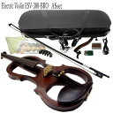 KIKUTANI Electric Violin Outfit ESV-380 4/4 夜間でも練習できる消音タイプのエレキバイオリン 11点セット 本商品は、国内楽器メーカーのキクタニミュージックが発売元の消音タイプのエレキバイオリンESV380です。 ■当店の特徴 当店では、ご注文頂いたバイオリンは安価な機種も高額機種も全て試奏検品を行います。 弓に松ヤニを塗り、調弦を行って実際に数曲演奏しながら楽器の状態を確認致します。 メーカーから入荷したばかりの調整を行っていない商品は、当店基準では全て良品外になりますので、必ず当店の良品基準まで調整を行った上で発送させて頂いております。 ※当店で良品とした場合でも、楽器そのものの品質が大きく変わる訳ではございませんので、完璧とは言い難いところはございます。同じ型番の商品と比較するならば当店で調整を行った商品は状態が良いと言えますが、他の機種や他のメーカーの価格帯が高い商品との比較では品質は劣ります。その点、予めご了承ください。 ■セット品いろいろ ご使用目的を想定して様々なセットをご提案致しております。最近では、本物のバイオリンを既に持っておられても夜間の譜読み用に予備の楽器としてお求め頂く例も増えていましたので、余分な付属品のないシンプルなセットから、ご自身で独学でバイオリンを弾けるようになりたい！というご要望も多く独学向けのセットもご用意致しております。 □その他のセット品はこちら ■本体のサイズとエレキ部分の仕様 サイズ 4/4 ピックアップ 駒の下 ピエゾピックアップ スイッチ オン/オフ コントロール ボリューム 1トーン インプット マイク入力 ミニジャック（MONO） アウトプット ヘッドフォン出力（ステレオミニ） ライン出力（ミニジャックMONO） 電源 9V角形電池 ■ご案内致しております写真について ※本体の木目は、全て異なります。画像はサンプルとしてご覧下さい。木目や色味をお選び頂くことは出来ません。 ※モニタの調整などで、実物と異なった色に見える場合がございます。思った色と異なるなどの理由でのご返品またキャンセルは一切受付致しておりません。 ※付属品などのデザインは、余儀なく変更となる場合がございます。予めご了承ください。夜間でも練習できる消音タイプのエレキバイオリン ESV-380 本商品は、国内楽器メーカーのキクタニミュージックが発売元の消音タイプのエレキバイオリンESV380です。 現在国内の楽器メーカーで中国製のバイオリンを主に流通させているメーカーとブランドは、キョーリツコーポレーションのハルシュタット、マックコーポレーションのカルロジョルダーノ、キクタニミュージックのステンターの3社3種のブランドが代表的です。 それぞれに定番のエレキバイオリンを発売していて キョーリツ＝EV30(EV-30)、マックコーポレーション＝EV202（EV-202）、KIKUTANIミュージック＝ESV380（ESV-380）となります。 3種の中で最も消音性に優れているのはESV-380で他の二機種と比べると、生音は半分ほどの音量です。 ■エレキバイオリンとは エレキバイオリンの仕組みは、弦の振動を駒の下に取り付けたピックアップで拾い内蔵のプリアンプで音を増幅させてアンプに送る。もしくはヘッドフォンで聴く。という仕組みになっております。音量や音質の調整が可能です。 また、そのエレキバイオリンは、大きく2種類に分かれます。 普通のバイオリンにプリアンプを内蔵させた本体が鳴るタイプ。 また、当店オリジナル品や本商品の様に中が空洞になっていないボディの本体が鳴らないタイプ＝消音/サイレント。 2種は目的別に使い分けていただく必要がございます。 アンサンブル（合奏やバンド内で演奏）が目的でお求めいただくのであれば、本体が鳴るタイプがお勧めです。 周りで音がしていても弾き手がモニタリングできます。 また、ご自宅で夜間の練習やご近所に聞こえないように練習したい。とお考えの方には、本体が鳴らないタイプ（消音/サイレント）をお勧め致します。 本商品は、後者の音が鳴らないタイプのエレキバイオリンです。 全く鳴らない訳ではございませんので、アンプを通さなくてもヘッドフォンを装着しなくても音は聞こえますが、バイオリンから出てくる生の音はほぼ弦の音だけですので普通のバイオリンの1/4以下、また、エレキバイオリンの半分以下程となります。 ※厳密には測定していませんが、人間の耳で聴いてその様な印象です。 ■当店の特徴 当店では、ご注文頂いたバイオリンは安価な機種も高額機種も全て試奏検品を行います。 弓に松ヤニを塗り、調弦を行って実際に数曲演奏しながら楽器の状態を確認致します。 メーカーから入荷したばかりの調整を行っていない商品は、当店基準では全て良品外になりますので、必ず当店の良品基準まで調整を行った上で発送させて頂いております。 ※当店で良品とした場合でも、楽器そのものの品質が大きく変わる訳ではございませんので、完璧とは言い難いところはございます。同じ型番の商品と比較するならば当店で調整を行った商品は状態が良いと言えますが、他の機種や他のメーカーの価格帯が高い商品との比較では品質は劣ります。その点、予めご了承ください。 ■セット品いろいろ ご使用目的を想定して様々なセットをご提案致しております。最近では、本物のバイオリンを既に持っておられても夜間の譜読み用に予備の楽器としてお求め頂く例も増えていましたので、余分な付属品のないシンプルなセットから、ご自身で独学でバイオリンを弾けるようになりたい！というご要望も多く独学向けのセットもご用意致しております。 ■詳細解説 本体について ペグは普通のバイオリンと同じタイプです。安価なバイオリンには最近トルク調整式のペグが採用されていることがございますが、本商品はヘッドに差し込むだけの通常タイプのペグです。 このタイプのペグは、調弦や丁度良いところでピタッと止めるためにコツが必要です。 初心者の方には調弦（チューニング）が最初の壁になりますが、本商品に限らず弦楽器は全て演奏前のチューニングが必要ですので、がんばって練習頂かなければなりません。 ペグの止まり具合は当店で試奏検品の際に止まりにくい物は調整して出荷させて頂きます。安価なバイオリンはペグが止まりにくいという場合が多いのですが、本商品はそんな中で止めやすい方だと思います。 弓について 本商品に限らず中国製のバイオリンに付属している弓は、残念ながら品質は安定しておりません。 当店では、付属の弓にマツヤニを塗り試奏検品を行いますので実際に弓に負荷をかけて検品致しますが、出荷時に良品範囲の弓であっても状態が良いとは言いにくいのが現状です。 スティック部分や毛の取り付け部分は強く有りませんので、弓のお取り扱いには十分注意してください。 ※弓の毛は演奏中以外は必ずゆるめてください。ご購入後の取り扱いについては当店から商品と一緒にお届けする取り扱い説明書を必ずお読みください。お取り扱いの間違いによって生じた故障は保証対象外となります。 仕上げについて この価格帯では十分な品質だと思いますが、全体の仕上げとしてはやはりある程度妥協が必要です。 例えば、小傷などは当たり前の様についていてキズのないバイオリンの方が少ないかも知れません。目立ったキズではございませんが、最終の仕上げより前の段階でついたキズにそのまま塗装がされていたりいたします。大変恐れ入りますが、全体の仕上げに関しましては予めご了承ください。 ■本体のサイズとエレキ部分の仕様 サイズ 4/4 ピックアップ 駒の下 ピエゾピックアップ スイッチ オン/オフ コントロール ボリューム 1トーン インプット マイク入力 ミニジャック（MONO） アウトプット ヘッドフォン出力（ステレオミニ） ライン出力（ミニジャックMONO） 電源 9V角形電池 ■ご案内致しております写真について ※本体の木目は、全て異なります。画像はサンプルとしてご覧下さい。木目や色味をお選び頂くことは出来ません。 ※モニタの調整などで、実物と異なった色に見える場合がございます。思った色と異なるなどの理由でのご返品またキャンセルは一切受付致しておりません。 ※付属品などのデザインは、余儀なく変更となる場合がございます。予めご了承ください。 ■当店の検品内容について一部ご紹介致します。