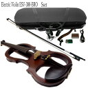 KIKUTANI Electric Violin Outfit ESV-380 4/4 夜間でも練習できる消音タイプのエレキバイオリン 9点セット 本商品は、国内楽器メーカーのキクタニミュージックが発売元の消音タイプのエレキバイオリンESV380です。 ■当店の特徴 当店では、ご注文頂いたバイオリンは安価な機種も高額機種も全て試奏検品を行います。 弓に松ヤニを塗り、調弦を行って実際に数曲演奏しながら楽器の状態を確認致します。 メーカーから入荷したばかりの調整を行っていない商品は、当店基準では全て良品外になりますので、必ず当店の良品基準まで調整を行った上で発送させて頂いております。 ※当店で良品とした場合でも、楽器そのものの品質が大きく変わる訳ではございませんので、完璧とは言い難いところはございます。同じ型番の商品と比較するならば当店で調整を行った商品は状態が良いと言えますが、他の機種や他のメーカーの価格帯が高い商品との比較では品質は劣ります。その点、予めご了承ください。 ■セット品いろいろ ご使用目的を想定して様々なセットをご提案致しております。最近では、本物のバイオリンを既に持っておられても夜間の譜読み用に予備の楽器としてお求め頂く例も増えていましたので、余分な付属品のないシンプルなセットから、ご自身で独学でバイオリンを弾けるようになりたい！というご要望も多く独学向けのセットもご用意致しております。 □その他のセット品はこちら ■本体のサイズとエレキ部分の仕様 サイズ 4/4 ピックアップ 駒の下 ピエゾピックアップ スイッチ オン/オフ コントロール ボリューム 1トーン インプット マイク入力 ミニジャック（MONO） アウトプット ヘッドフォン出力（ステレオミニ） ライン出力（ミニジャックMONO） 電源 9V角形電池 ■ご案内致しております写真について ※本体の木目は、全て異なります。画像はサンプルとしてご覧下さい。木目や色味をお選び頂くことは出来ません。 ※モニタの調整などで、実物と異なった色に見える場合がございます。思った色と異なるなどの理由でのご返品またキャンセルは一切受付致しておりません。 ※付属品などのデザインは、余儀なく変更となる場合がございます。予めご了承ください。夜間でも練習できる消音タイプのエレキバイオリン ESV-380 本商品は、国内楽器メーカーのキクタニミュージックが発売元の消音タイプのエレキバイオリンESV380です。 現在国内の楽器メーカーで中国製のバイオリンを主に流通させているメーカーとブランドは、キョーリツコーポレーションのハルシュタット、マックコーポレーションのカルロジョルダーノ、キクタニミュージックのステンターの3社3種のブランドが代表的です。 それぞれに定番のエレキバイオリンを発売していて キョーリツ＝EV30(EV-30)、マックコーポレーション＝EV202（EV-202）、KIKUTANIミュージック＝ESV380（ESV-380）となります。 3種の中で最も消音性に優れているのはESV-380で他の二機種と比べると、生音は半分ほどの音量です。 ■エレキバイオリンとは エレキバイオリンの仕組みは、弦の振動を駒の下に取り付けたピックアップで拾い内蔵のプリアンプで音を増幅させてアンプに送る。もしくはヘッドフォンで聴く。という仕組みになっております。音量や音質の調整が可能です。 また、そのエレキバイオリンは、大きく2種類に分かれます。 普通のバイオリンにプリアンプを内蔵させた本体が鳴るタイプ。 また、当店オリジナル品や本商品の様に中が空洞になっていないボディの本体が鳴らないタイプ＝消音/サイレント。 2種は目的別に使い分けていただく必要がございます。 アンサンブル（合奏やバンド内で演奏）が目的でお求めいただくのであれば、本体が鳴るタイプがお勧めです。 周りで音がしていても弾き手がモニタリングできます。 また、ご自宅で夜間の練習やご近所に聞こえないように練習したい。とお考えの方には、本体が鳴らないタイプ（消音/サイレント）をお勧め致します。 本商品は、後者の音が鳴らないタイプのエレキバイオリンです。 全く鳴らない訳ではございませんので、アンプを通さなくてもヘッドフォンを装着しなくても音は聞こえますが、バイオリンから出てくる生の音はほぼ弦の音だけですので普通のバイオリンの1/4以下、また、エレキバイオリンの半分以下程となります。 ※厳密には測定していませんが、人間の耳で聴いてその様な印象です。 ■当店の特徴 当店では、ご注文頂いたバイオリンは安価な機種も高額機種も全て試奏検品を行います。 弓に松ヤニを塗り、調弦を行って実際に数曲演奏しながら楽器の状態を確認致します。 メーカーから入荷したばかりの調整を行っていない商品は、当店基準では全て良品外になりますので、必ず当店の良品基準まで調整を行った上で発送させて頂いております。 ※当店で良品とした場合でも、楽器そのものの品質が大きく変わる訳ではございませんので、完璧とは言い難いところはございます。同じ型番の商品と比較するならば当店で調整を行った商品は状態が良いと言えますが、他の機種や他のメーカーの価格帯が高い商品との比較では品質は劣ります。その点、予めご了承ください。 ■セット品いろいろ ご使用目的を想定して様々なセットをご提案致しております。最近では、本物のバイオリンを既に持っておられても夜間の譜読み用に予備の楽器としてお求め頂く例も増えていましたので、余分な付属品のないシンプルなセットから、ご自身で独学でバイオリンを弾けるようになりたい！というご要望も多く独学向けのセットもご用意致しております。 ■詳細解説 本体について ペグは普通のバイオリンと同じタイプです。安価なバイオリンには最近トルク調整式のペグが採用されていることがございますが、本商品はヘッドに差し込むだけの通常タイプのペグです。 このタイプのペグは、調弦や丁度良いところでピタッと止めるためにコツが必要です。 初心者の方には調弦（チューニング）が最初の壁になりますが、本商品に限らず弦楽器は全て演奏前のチューニングが必要ですので、がんばって練習頂かなければなりません。 ペグの止まり具合は当店で試奏検品の際に止まりにくい物は調整して出荷させて頂きます。安価なバイオリンはペグが止まりにくいという場合が多いのですが、本商品はそんな中で止めやすい方だと思います。 弓について 本商品に限らず中国製のバイオリンに付属している弓は、残念ながら品質は安定しておりません。 当店では、付属の弓にマツヤニを塗り試奏検品を行いますので実際に弓に負荷をかけて検品致しますが、出荷時に良品範囲の弓であっても状態が良いとは言いにくいのが現状です。 スティック部分や毛の取り付け部分は強く有りませんので、弓のお取り扱いには十分注意してください。 ※弓の毛は演奏中以外は必ずゆるめてください。ご購入後の取り扱いについては当店から商品と一緒にお届けする取り扱い説明書を必ずお読みください。お取り扱いの間違いによって生じた故障は保証対象外となります。 仕上げについて この価格帯では十分な品質だと思いますが、全体の仕上げとしてはやはりある程度妥協が必要です。 例えば、小傷などは当たり前の様についていてキズのないバイオリンの方が少ないかも知れません。目立ったキズではございませんが、最終の仕上げより前の段階でついたキズにそのまま塗装がされていたりいたします。大変恐れ入りますが、全体の仕上げに関しましては予めご了承ください。 ■本体のサイズとエレキ部分の仕様 サイズ 4/4 ピックアップ 駒の下 ピエゾピックアップ スイッチ オン/オフ コントロール ボリューム 1トーン インプット マイク入力 ミニジャック（MONO） アウトプット ヘッドフォン出力（ステレオミニ） ライン出力（ミニジャックMONO） 電源 9V角形電池 ■ご案内致しております写真について ※本体の木目は、全て異なります。画像はサンプルとしてご覧下さい。木目や色味をお選び頂くことは出来ません。 ※モニタの調整などで、実物と異なった色に見える場合がございます。思った色と異なるなどの理由でのご返品またキャンセルは一切受付致しておりません。 ※付属品などのデザインは、余儀なく変更となる場合がございます。予めご了承ください。 ■当店の検品内容について一部ご紹介致します。