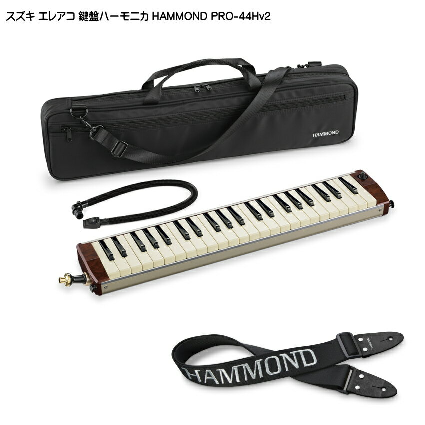 スズキ エレアコ鍵盤ハーモニカ HAMMOND PRO-44Hv2 ストラップ(KSH)付 SUZUKI
