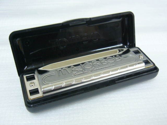 TOMBO（トンボ） 10穴ハーモニカ メジャーボーイ NO-1710（NO1710）テンホールハーモニカ C調【ラッキーシール対応】