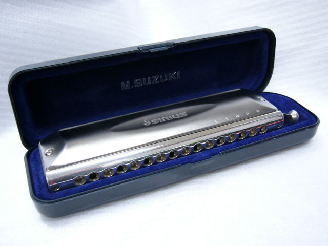 スズキ シリウス S-64C クロマチックハーモニカ ケース付 SUZUKI　SIRIUS 16穴クロス配列（スズキ / S64C） その1