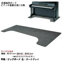 送料無料【大きめサイズ161cm×65cm】ピアノ用 床補強ボード：甲南 ビッグボード BB ダークグレイ その1