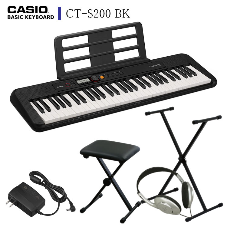  ܡ CT-S200X/ػ/إåɥեդCASIO ֥å BK Ӥ䤹 Żҥԥ 󥹥ߥ塼å ԥ Ҷ