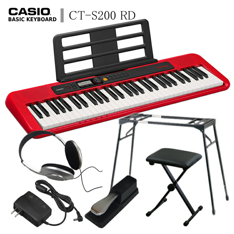 CASIO CT-S200RDʥåɡˡ֥ơ֥뷿/ػ/إåɥեդ ԥ Ҷ