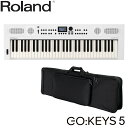 【12月下旬入荷予定】Roland GO KEYS5 WH 白 + キーボードケースセット ローランド