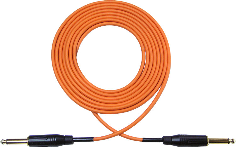 【セール】NeotenicSound ウクレレ用ケーブル 5M S-S オレンジ ネオテニックサウン...