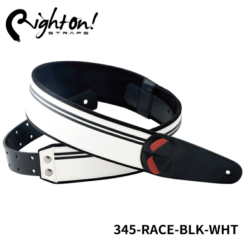 Right On! STRAPS MOJO Series RACE BLK/WHT ȥå 졼 ֥å ۥ磻 ϥ 86 ڹ ̩٥ƥå ԥåդ