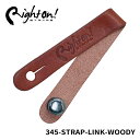Right On! STRAPS ストラップボタン STRAP LINK WOODY ライトオン!ストラップス レザー