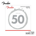 ベース弦 フェンダー 50-100 9050ML 2セット ステンレスフラットワウンド弦 Fender【メール便送料無料】