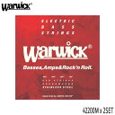 ベース弦 ワーウィック 45-105 42200M 2セット ミディアム ステンレス弦 Warwick RED STRINGS