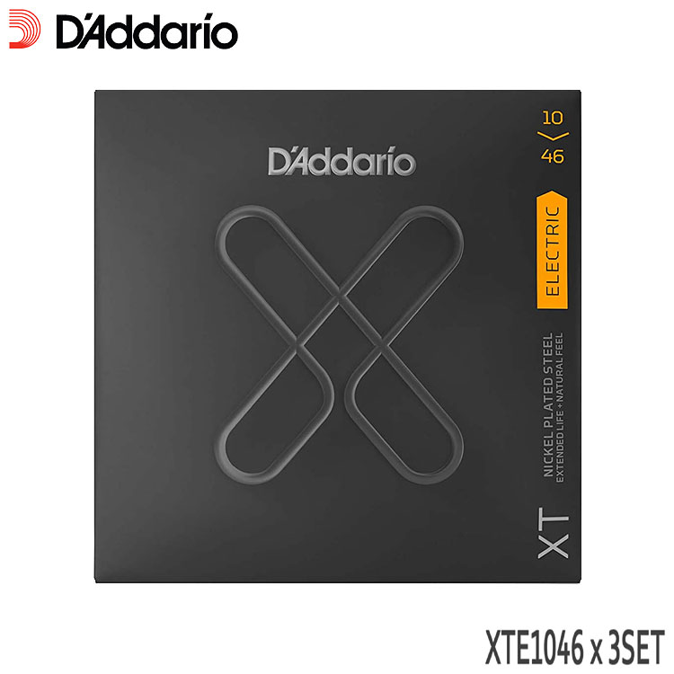 ���쥭�������� �����ꥪ �����ƥ��󥰸� XTE1046 3���å� 10-46 �쥮��顼�饤�� D'Addario�ڥ᡼��������̵����