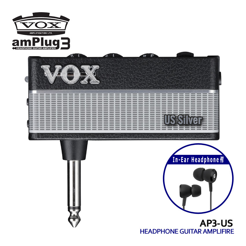 VOX إåɥۥ󥢥 amPlug3 US Silver ۥ󥻥å ץ饰 AP3-US