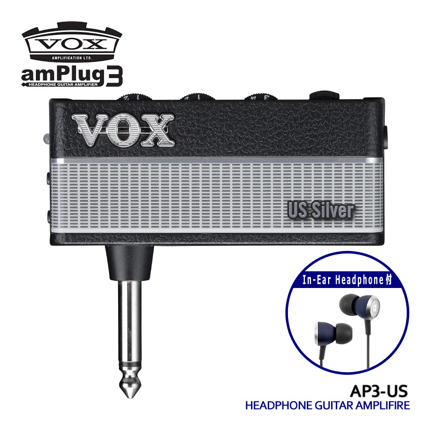 VOX إåɥۥ󥢥 amPlug3 US Silver ۥ󥻥å ץ饰 AP3-US