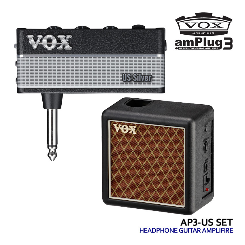VOX ギターアンプ amPlug3 US Silver キャビネットセット アンプラグ AP3-US