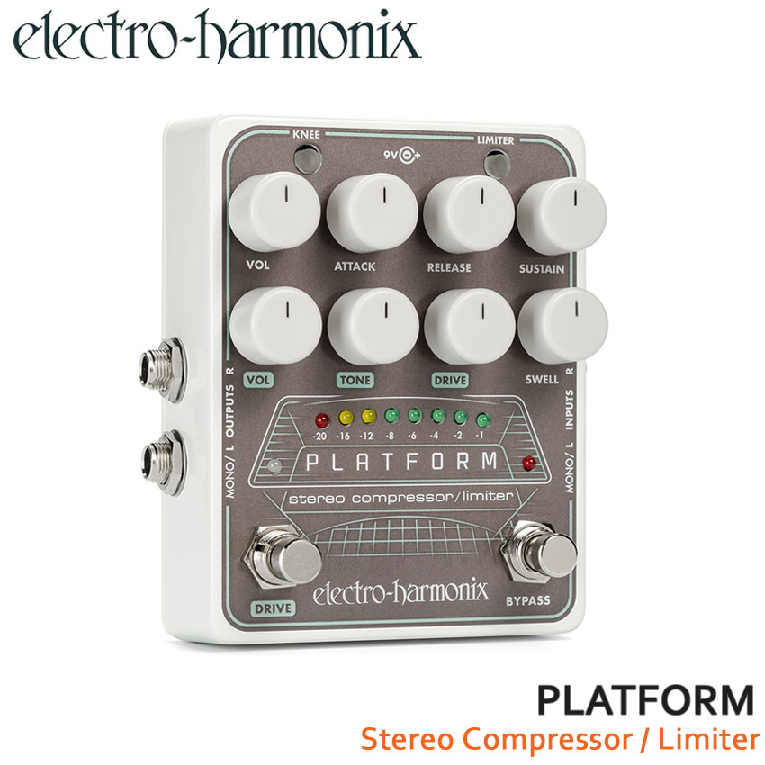 5/15はエントリーで最大P5倍★electro-harmonix コンプレッサー/リミッター PLATFORM エレクトロハーモニクス