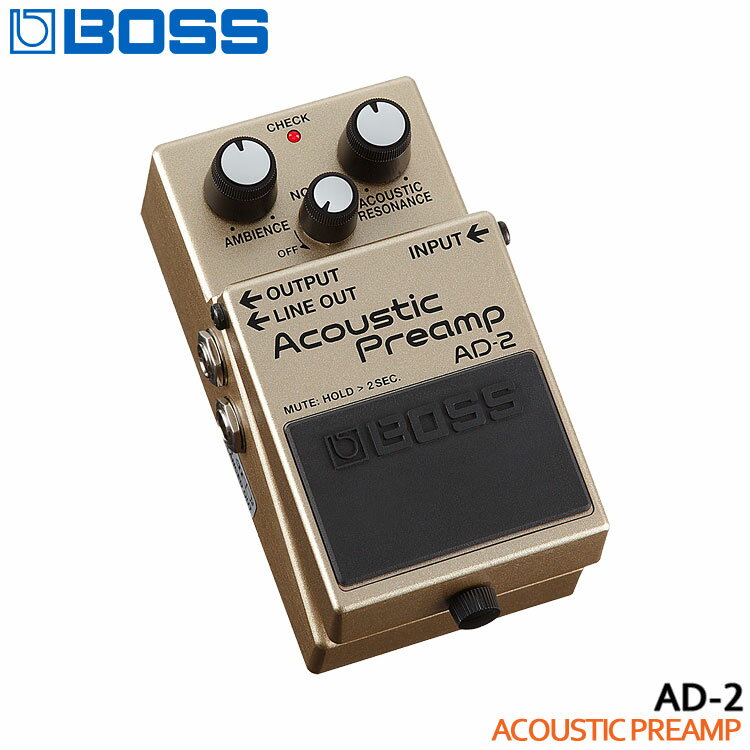 BOSS アコースティックプリアンプ AD-2 Acoustic Preamp ボスコンパクトエフェクター