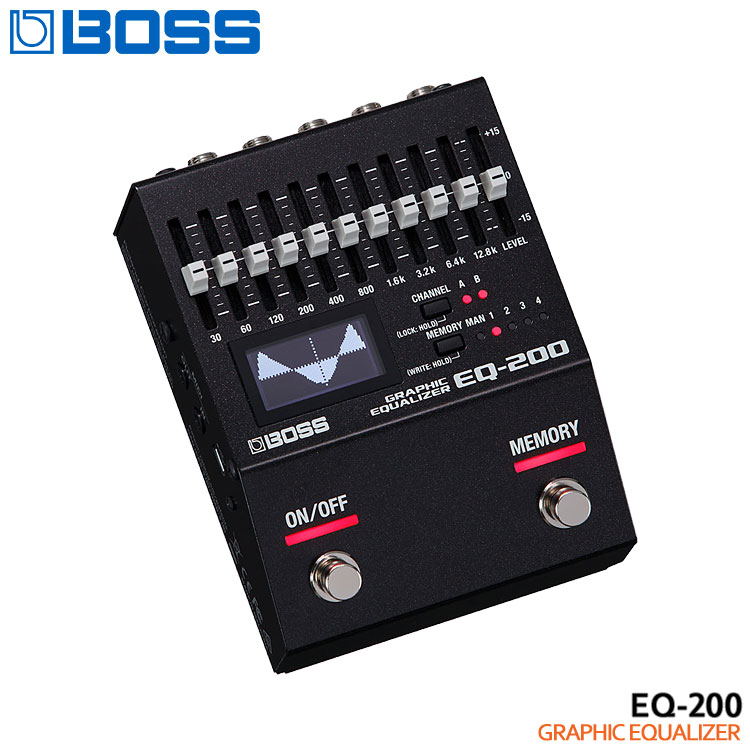 BOSS グラフィックイコライザー EQ-200 Graphic Equalizer ボスコンパクトエフェクター