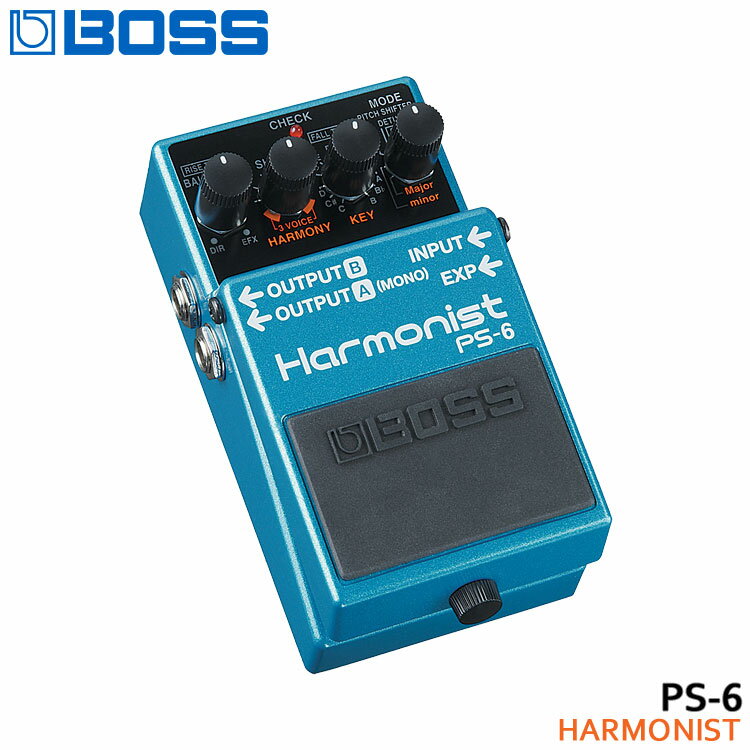 5/18はエントリーで最大P4倍★BOSS ハーモニスト PS-6 Harmonist ボスコンパクトエフェクター