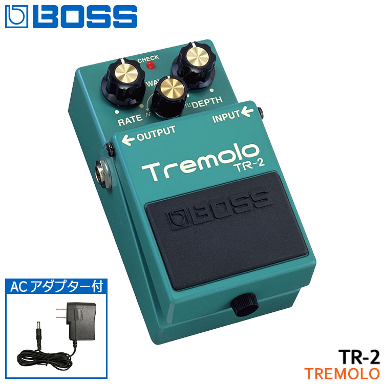 5/15はエントリーで最大P5倍★ACアダプター付きBOSS トレモロ TR-2 Tremolo ボスコンパクトエフェクター