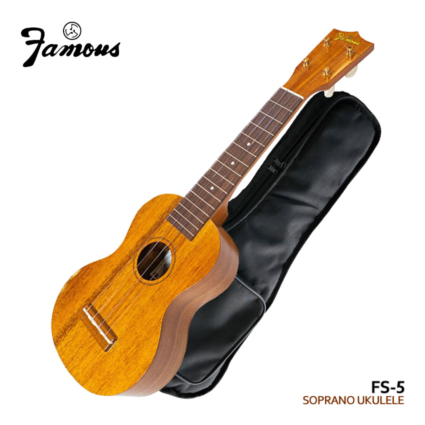Famous ソプラノウクレレ FS-5 初心者向け国産ウクレレ フェイマス