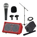 【5/1限定】クーポン最大1000円OFF★Roland CUBE STREET II RED 有線マイク1本 ケース付きセット 電池駆動対応
