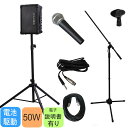 出力50W 簡易PAセット Roland Cube Street EX(スピーカースタンド&マイク付きセット)