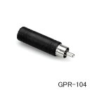 HOSA 標準フォン→RCA 変換アダプター あると便利【メール便送料無料】