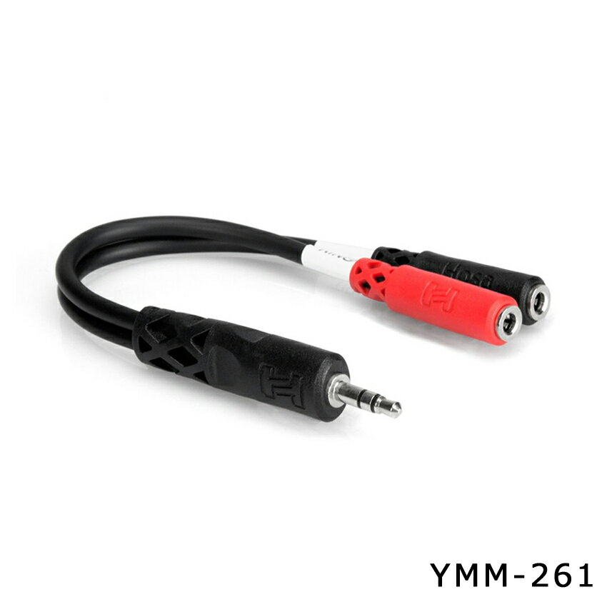 樂天商城 - ステレオミニ→モノラルミニ L / R 分離アダプター HOSA YMM-261