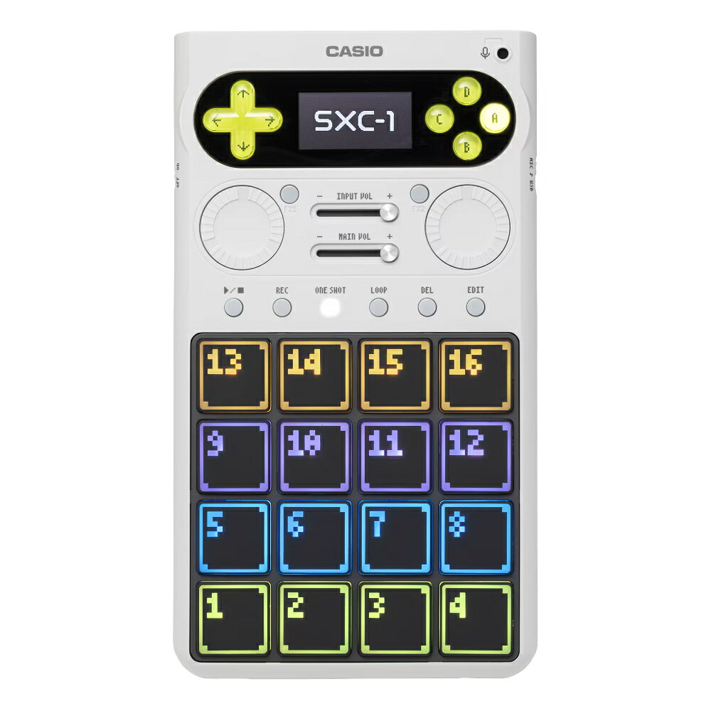 【初回入荷分完売/次回入荷分ご予約】CASIO サンプラー SXC-1 カシオ 電卓型