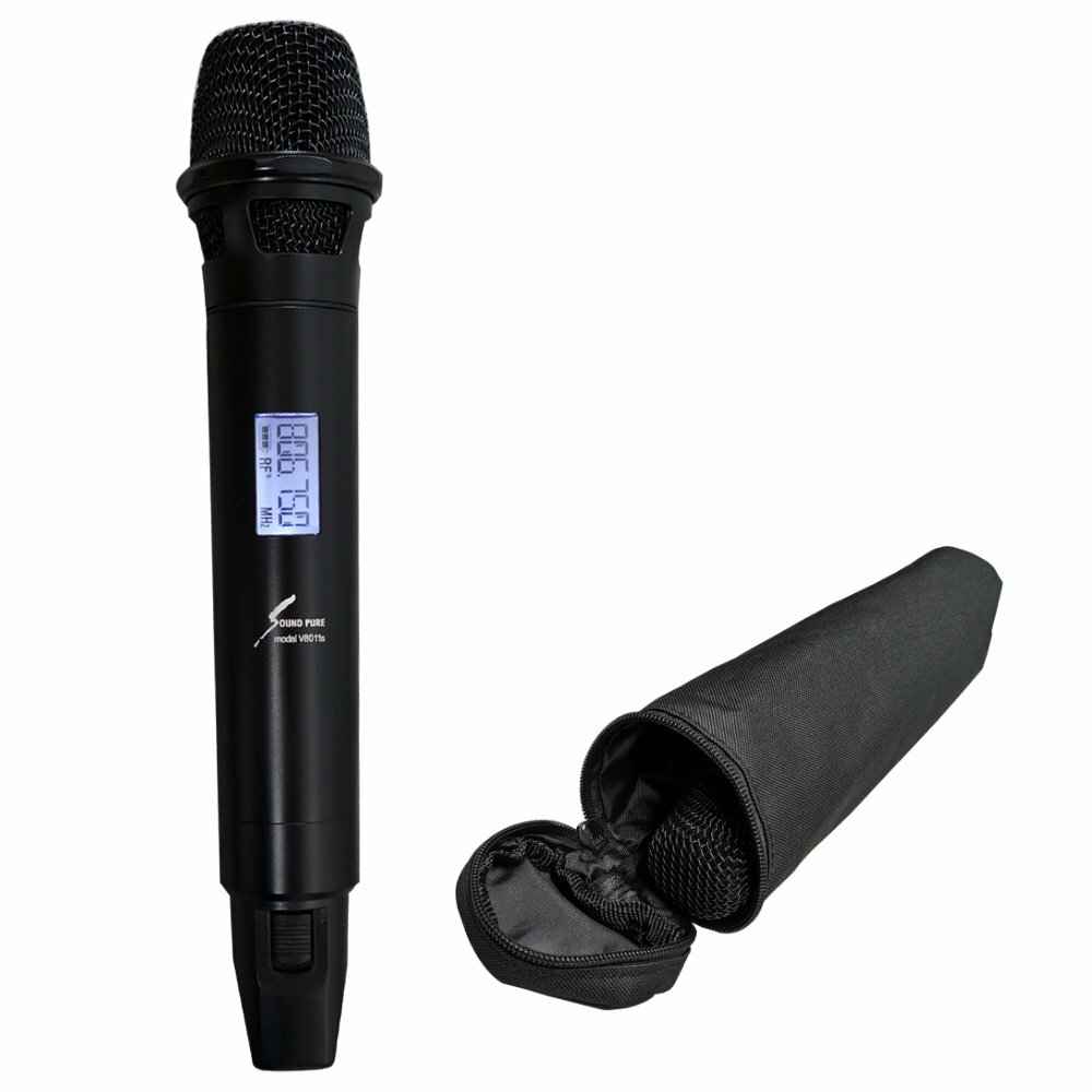 ケース付き■SOUNDPURE ν8011s ワイヤレスハンドマイク 単品 (v8011s)