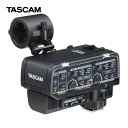ミラーレスカメラ対応XLRマイクアダプター スタッフのコメント： TASCAM CA-XLR2Dシリーズのうち、本商品はアナログ出力の「CA-XLR2d-AN」となります。マイク入力(ステレオミニ)付きのカメラにご利用頂けます。録音機能は無く、マイクプリアンプとファンタム供給機能に特化したマイクアダプターで、TASCAMのフールドレコーダー&quot;DR-701D&quot;よりも軽量となっております。ファンタムを送ったり、マイクプリアンプとしてのみ使う方にはCA-XLR2dがオススメ。 なかでも、マイクプリアンプの質の良さは重要なポイント。CA-XLR2D側でマイクの音量を稼ぐことでゲインの確保とS/Nの向上が期待できます。カメラ内蔵のマイクプリはスペースと消費電力の制約がありホワイトノイズが大きい製品も少なくありません。本製品はマイクの入力に特化した設計でプリアンプ自体のノイズが低くなっています。おすすめは、カメラ側の入力レベルは小さめに、CA-XLR2D側の増幅レベルを大きくするセッティング。 【製品チェックレビュー】 SONYとPanasonicのミラーレス一眼を使っているので、アナログ出力モデルでテストをしました。 結果は歴然。一言で言うと音が良くなった！一番の違いはS/N比。ホワイトノイズが軽減できました。本製品の最大の強みはキャノン入力にあると思うので、ガンマイクやコンデンサーマイクを使う時には本製品を使いたいと思いました。使ってみて、電池の減りが予想以上に早く驚きましたが、それだけマイクプリに電力を供給しているという事。音に拘るため納得の仕様です。電池は入手しやすい単三電池に対応。 【オススメ用途】 ・高品質なガンマイクやコンデンサーマイク、あるいはSHURE SM7Bのようなローゲインなマイクを使ってビデオ撮影される方 ・インタビューでマイクを2本使用する方 ・今までPA用のミキサーをカメラに繋いでいた方 【ご案内】 ・本製品はミキサーです。録音機能はありません。 ・ステレオミニ入力とキャノン入力は同時使用ができません。ご注意下さい。 ■主な仕様 INPUT 1/2端子 XLR/PHONE コンボジャック INPUT 3端子 3.5mm(1/8&quot;) ステレオミニジャック ※プラグインパワー対応 ヘッドホン/カメラ出力(アンバランス) 3.5mm(1/8&quot;) ステレオミニジャック※ヘッドフォン/カメラ出力兼用 端子は1つ 電源 単3形電池2本 (アルカリ乾電池、ニッケル水素電池またはリチウム乾電池) レコーダー機能 無し オーディオインターフェイス機能 無し 出力チャンネル 1ステレオ ■メーカーサイトより Analog Interface Kit CA-XLR2d-AN 株式会社ニコンとの共同企画開発により実現したアナログインターフェースカメラ用キット。幅広いカメラユーザーに高音質収録環境を提供。 ご確認ください。 ※製品の仕様及びデザインは改良のため予告なく変更することがあります。また、モニタの設定などにより色調が実物と異なる場合がございます。ご購入後に思った色と違うなどでのご返品はお受けできません。詳細画像