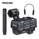 TASCAM CA-XLR2d-AN(汎用モデル) + ガンマイクセット