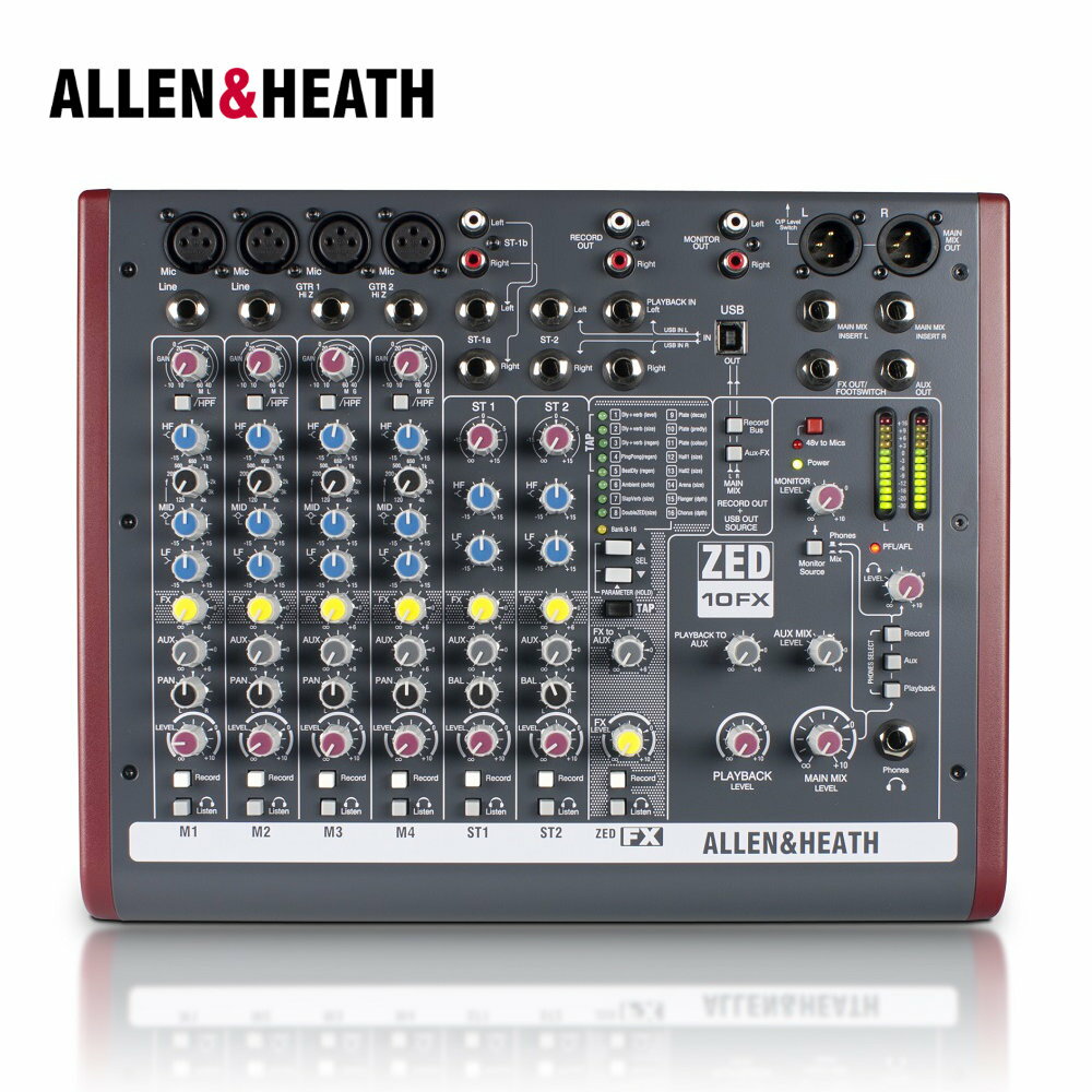 Allen & Heath アナログミキサー ZED10FX(5月1日時点 供給元在庫僅少)