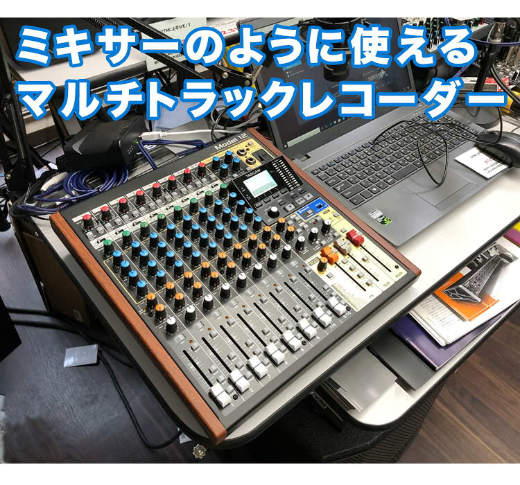 ���եȥ������դ���TASCAM MODEL12 �ޥ���ȥ�å��쥳��������¢�ߥ�����