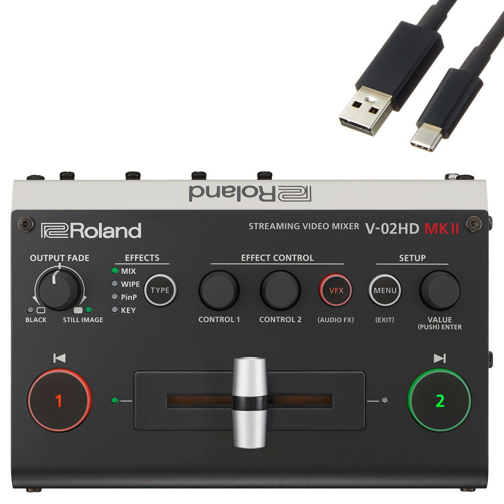 Roland V-02HD mkII ビデオスイッチャー (USBビデオキャプチャー内蔵)