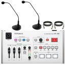 【5/1限定】クーポン最大1000円OFF★グースネックマイク2個付Roland AVミキサー VR-1HD オンライン配信セット