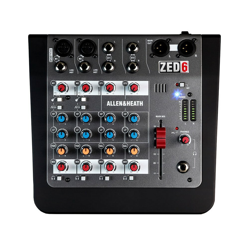 ALLEN HEATH アナログミキサー ZED-6 アレンアンドヒース(4月29日時点 供給元在庫あり)