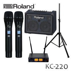 ワイヤレスマイク2本付き Roland KC-220 飲食店でのライブや音楽会にお勧め