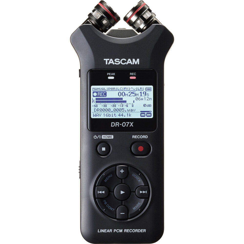 TASCAM USBマイク機能付 レコーダー DR-07X + ウィンドスクリーン等 お勧めアクセサリーセット 2