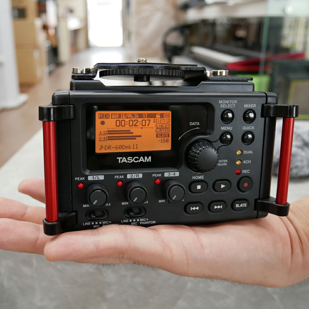 TASCAM DR-60DmkII フィールドレコーダー(動画制作のマイク入力強化に)(5月21日時点 供給元在庫僅少)