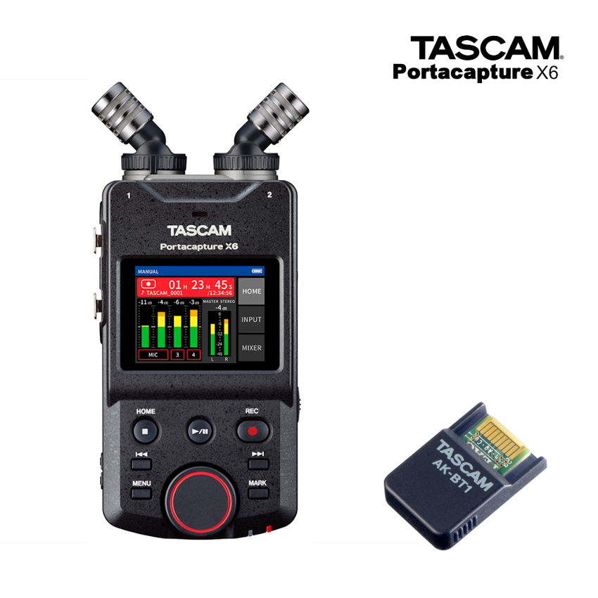 TASCAM Portacapture X6 Bluetoothアダプター AK-BT1セット