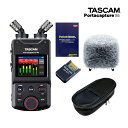 TASCAM Portacapture X6 (ソフトケース ウィンドスクリーン Bluetoothアダプター AK-BT1 保護フィルムセット)