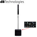 dBTechnologies コラム型スピーカーセット ES802 (モノラル/1200W PEAK)(ご予約)