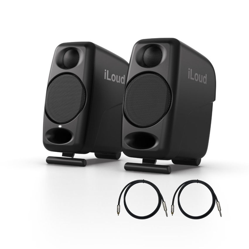 iK Multimedia モニタースピーカー iLoud micro monitor 黒 + KLOTZ MC5000ケーブルセット