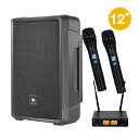 【5/1限定】クーポン最大1000円OFF★JBL IRX112BT-Y3 + ワイヤレスマイク2本セット アンプ出力1300W